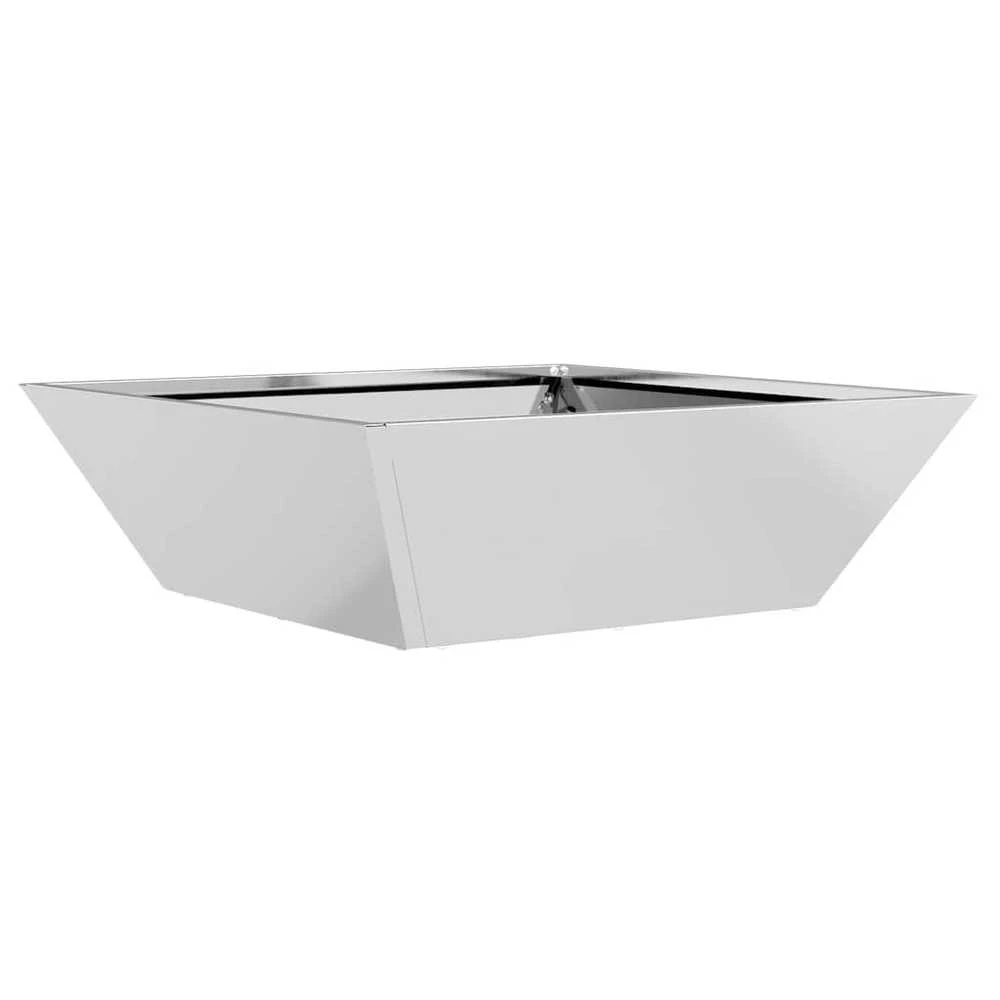 Sodo vazonas Sidabrinė 50 x 50 x 15 cm Galvanizuotas plienas