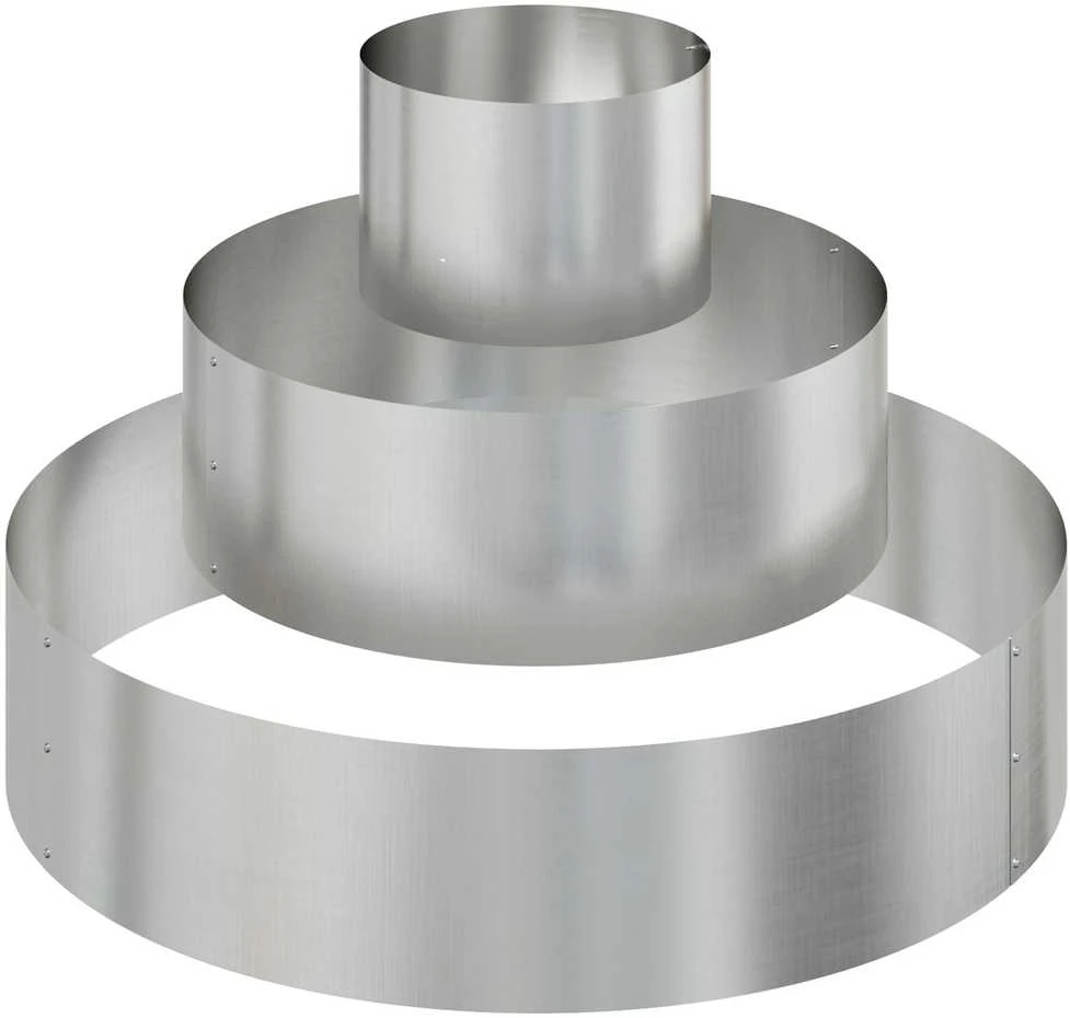 Sodo vazonas Sidabro 90 x 90 x 20 cm Cinkuota plienas