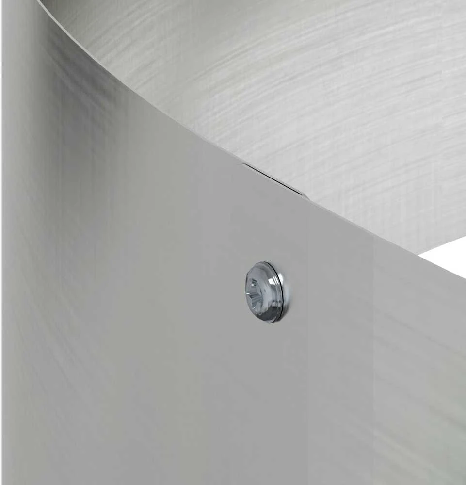 Sodo vazonas Sidabro 90 x 90 x 20 cm Cinkuota plienas