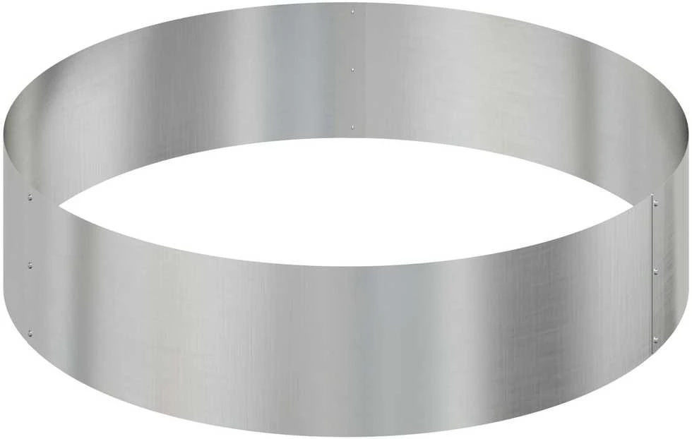 Sodo vazonas Sidabro 90 x 90 x 20 cm Cinkuota plienas
