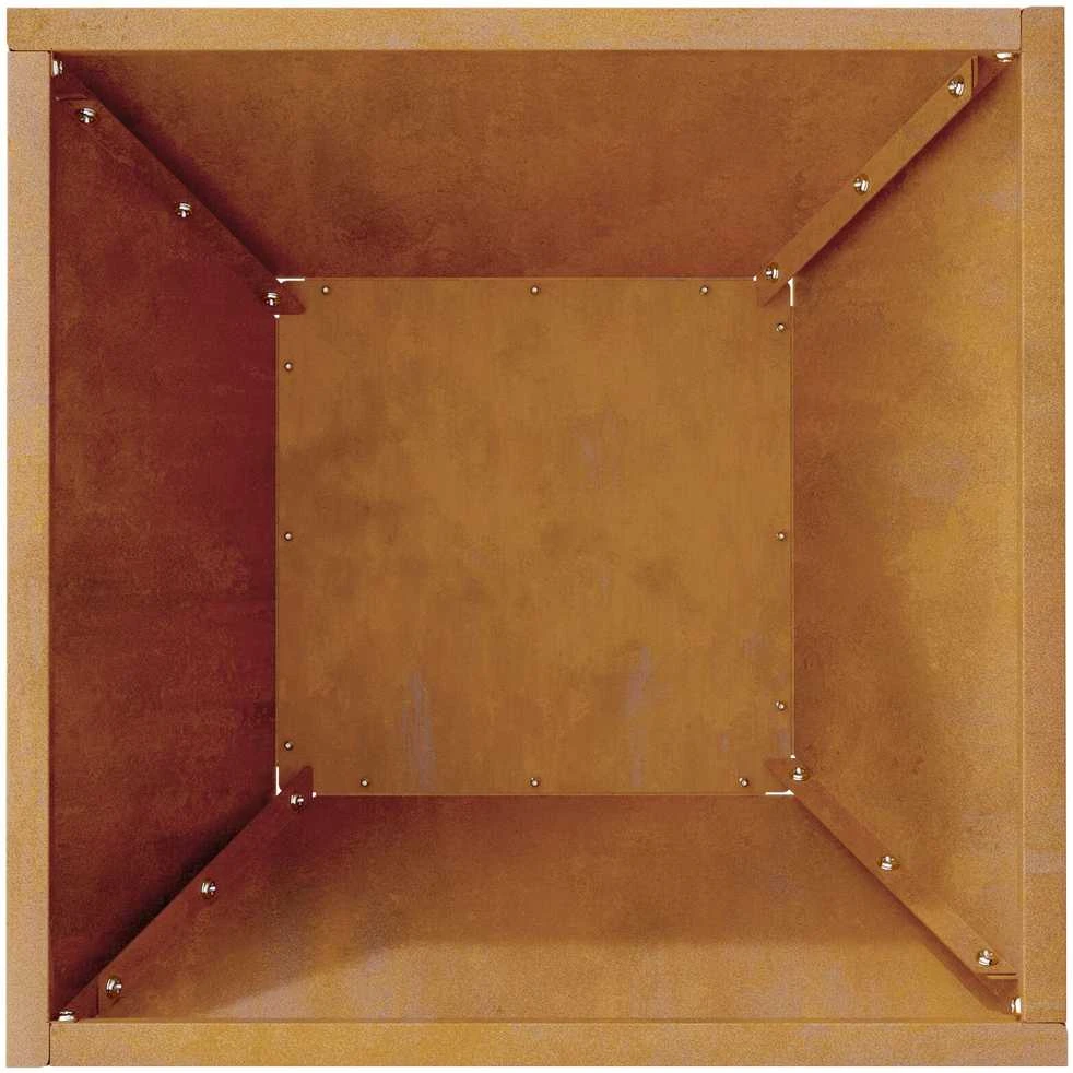 Sodo vazonas Rūdijanti 35 x 35 x 15 cm