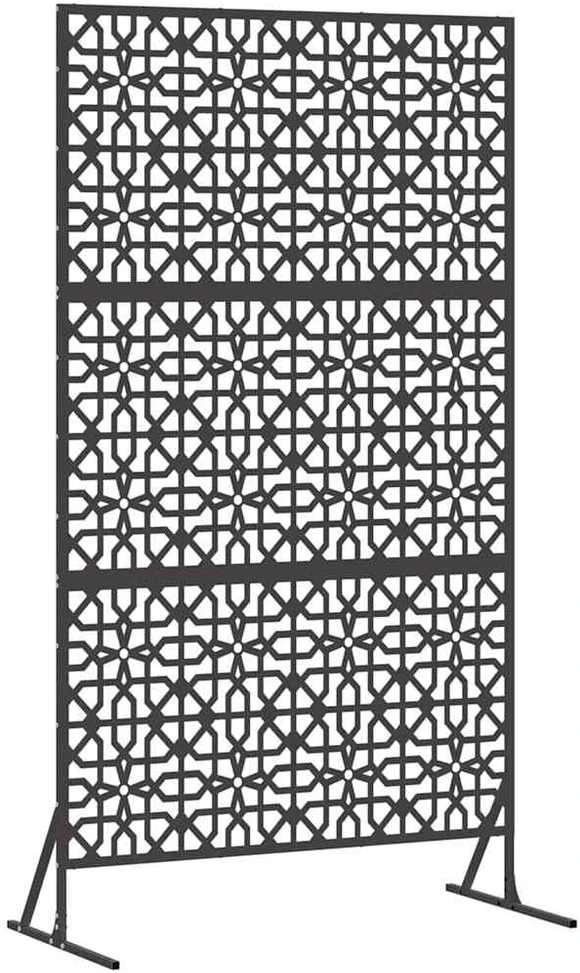 Privatumo žaliuzės 100 x 50 x 180 cm Plienas Juoda