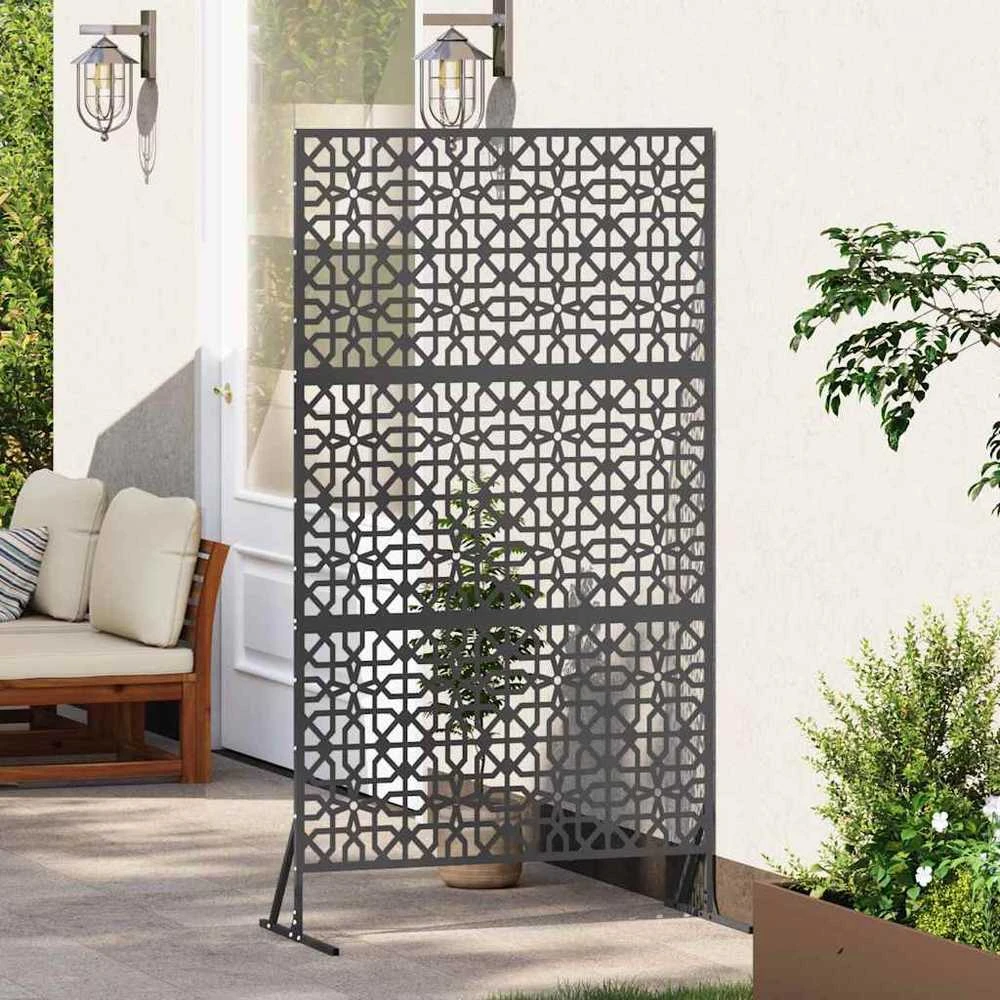 Privatumo žaliuzės 100 x 50 x 180 cm Plienas Juoda