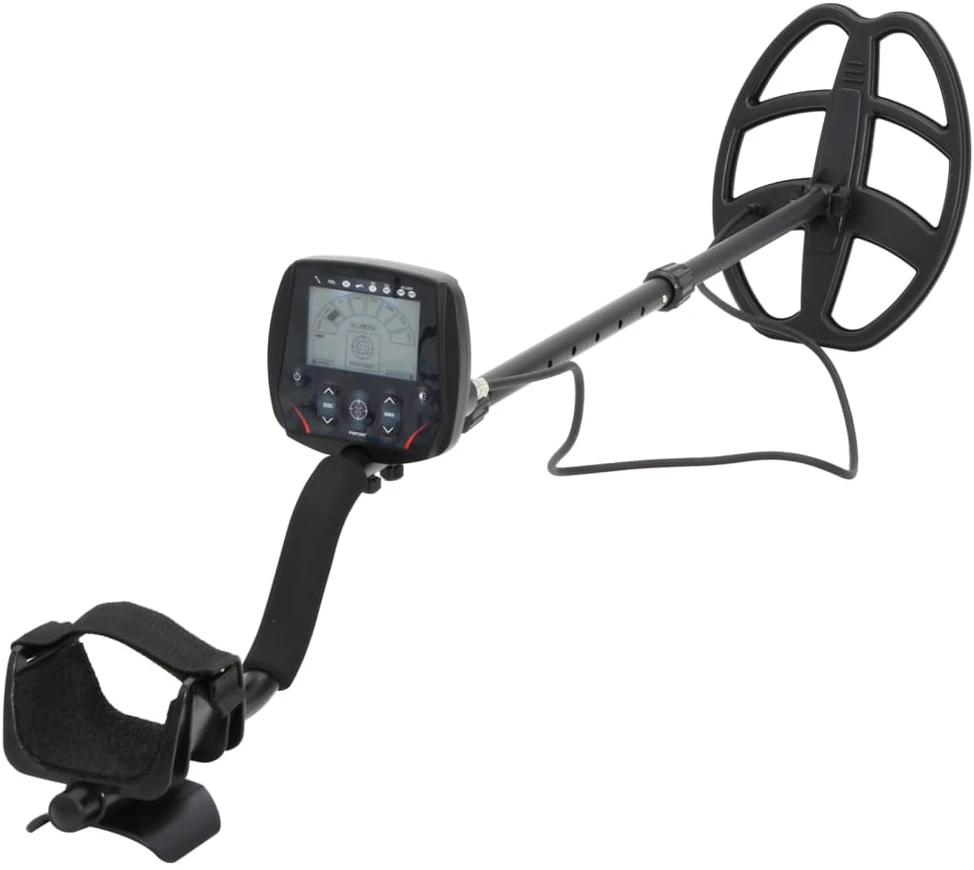 Metalo detektorius, 20cm aptikimo gylis, LCD ekranas