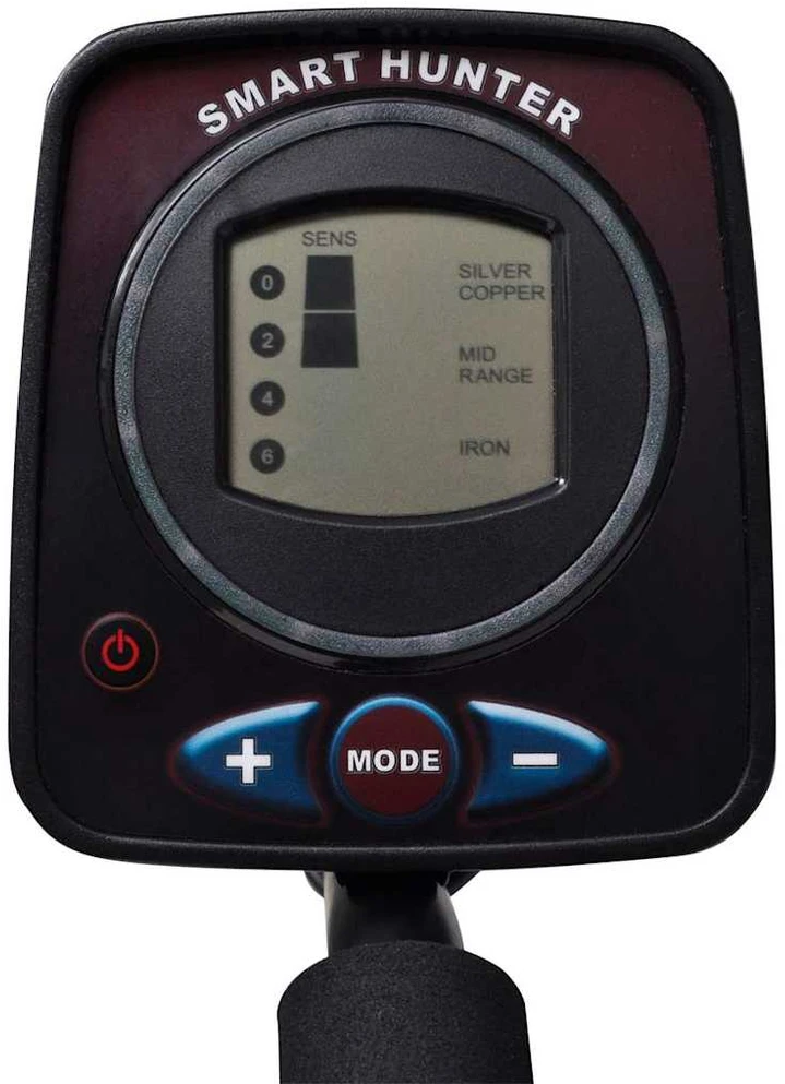 Metalo detektorius 21 cm, paieškos gylis 300 cm, LCD ekranas