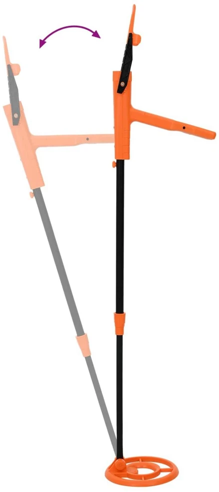 Metalo detektorius Metalų detektorius su LCD ekranu 2 modeliai 19 cm ritė Geltona