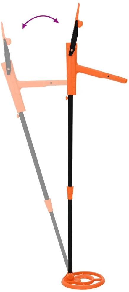Metalo detektorius Metalų detektorius su LCD ekranu 2 modeliai 19 cm ritė Geltona