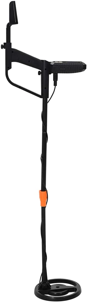 Metalo detektorius su LCD ekranu 3 modeliai 19 cm ritė Juoda