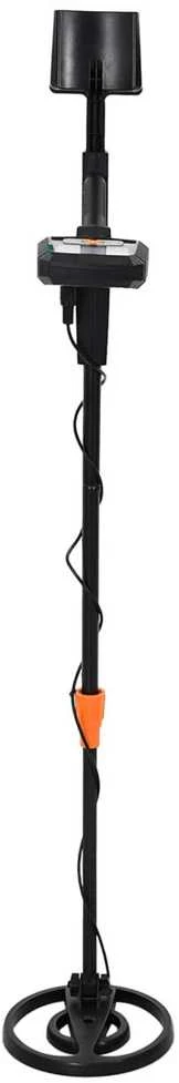 Metalo detektorius su LCD ekranu 3 modeliai 19 cm ritė Juoda