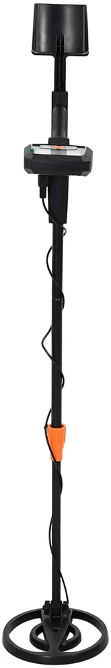 Metalo detektorius su LCD ekranu 3 modeliai 19 cm ritė Juoda