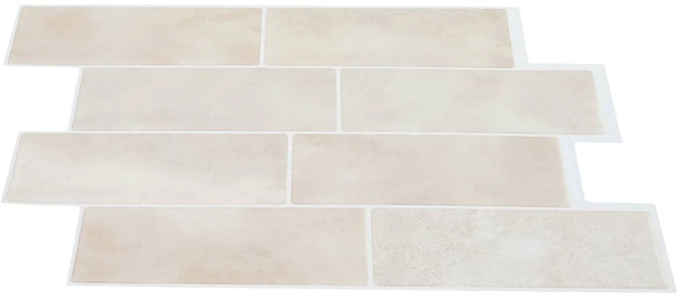 Metro plytelė 10 vnt. Šviesiai ruda marmuro 29 x 21 cm