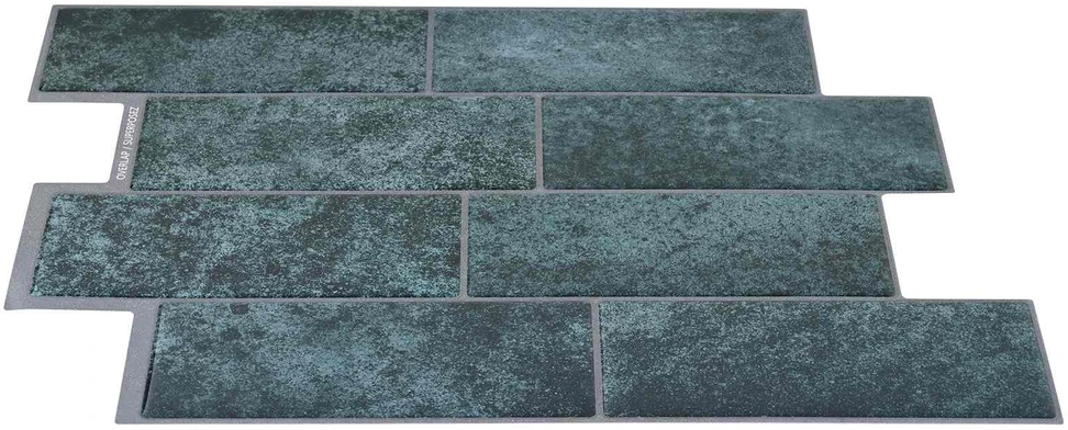 Metro plytelė 10 vnt. Mėlyna žalia 29 x 21 cm
