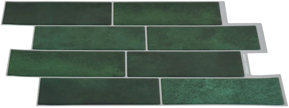 Metro plytelė 20 vnt. Tamsiai žalia 29 x 21 cm