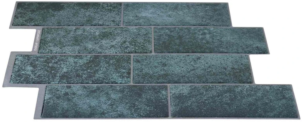 Metro plytelė 50 vnt. Mėlyna žalia 29 x 21 cm