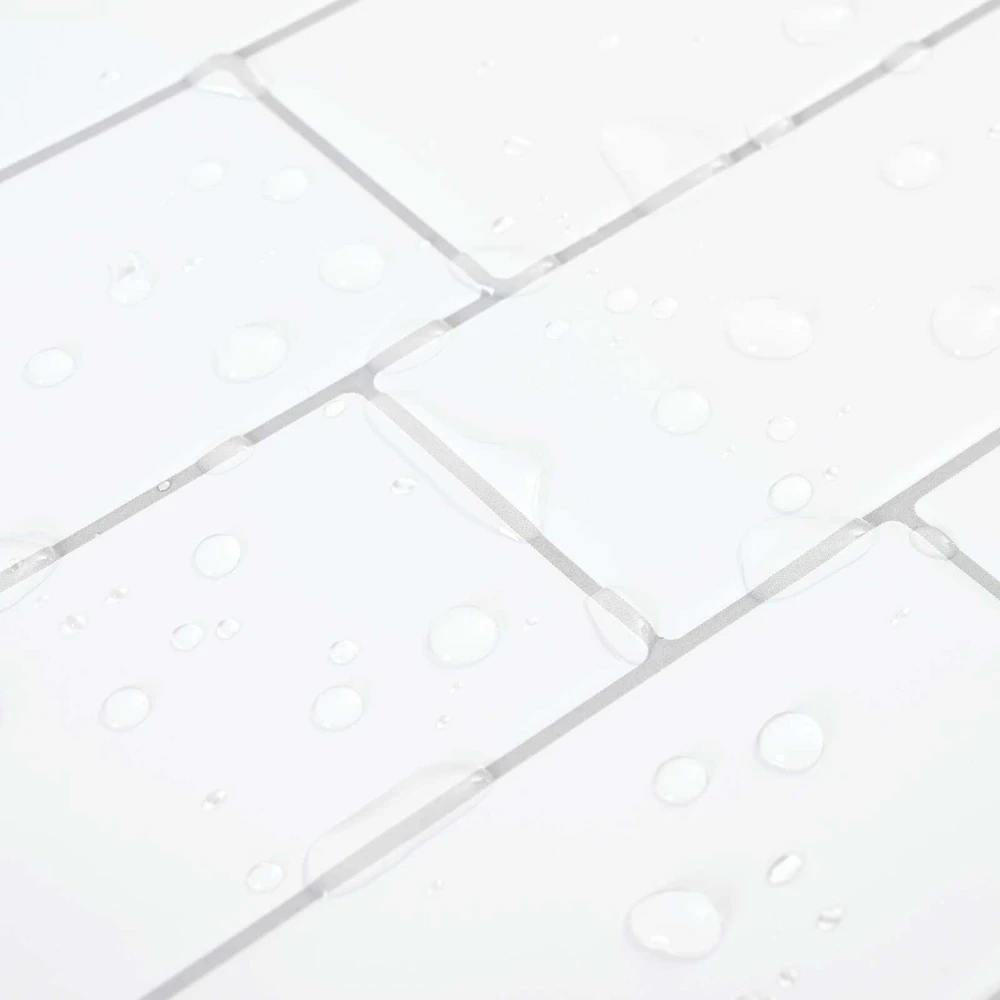 Metro plytelė 50 vnt. Balta pilka 29 x 21 cm