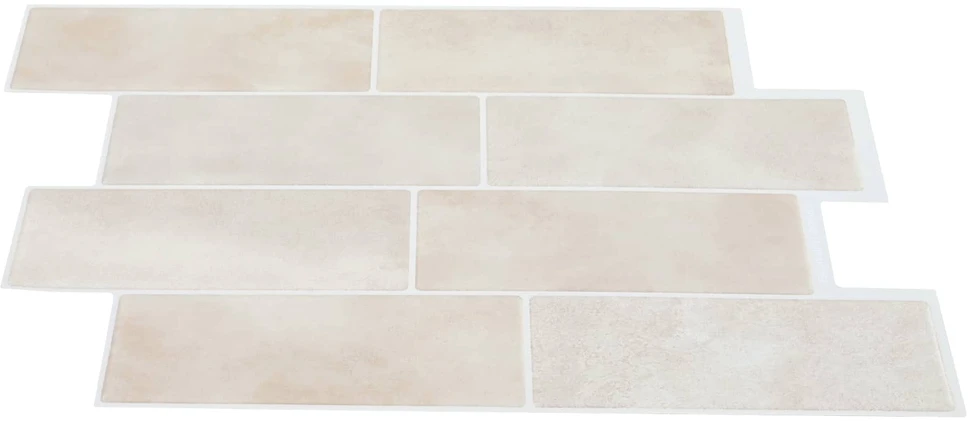 Metro plytelė 50 vnt. Šviesiai ruda marmuro 29 x 21 cm
