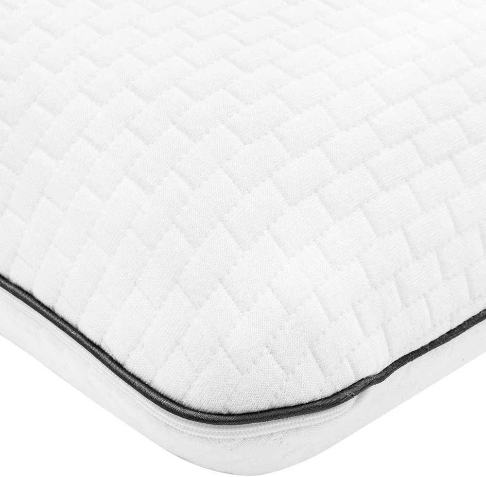Miegamoji pagalvė 70 x 35 x 10 cm Vidutinis Gelio putos Balta