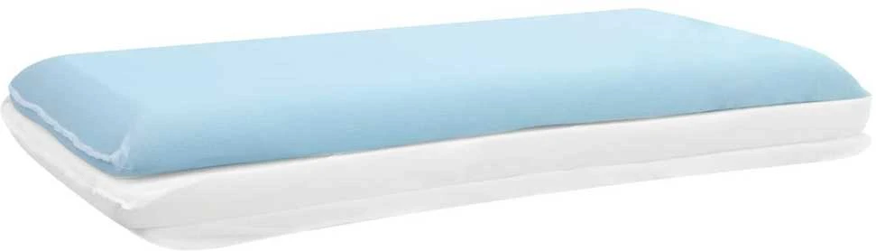 Miegamoji pagalvė 80 x 40 x 12 cm Vidutinis Gelio putos Balta
