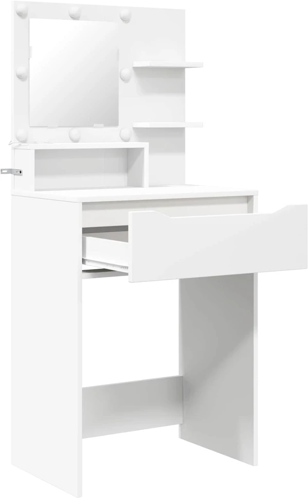 Miegamojo persirengimo stalai Balta 80 x 39,6 x 135 cm