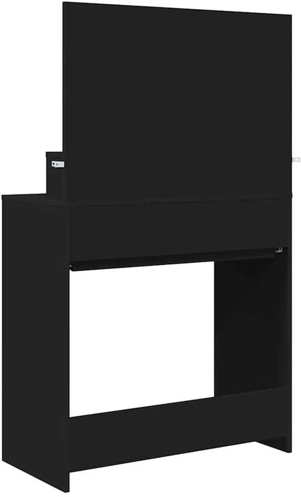 Miegamojo persirengimo stalai Juoda 80 x 39,6 x 135 cm