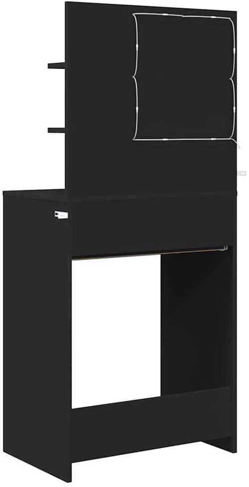 Miegamojo persirengimo stalai Juoda 80 x 39,6 x 135 cm