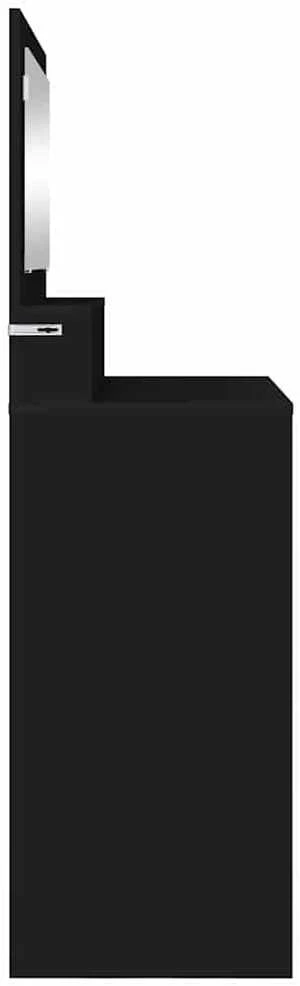 Miegamojo persirengimo stalai Juoda 80 x 39,6 x 135 cm