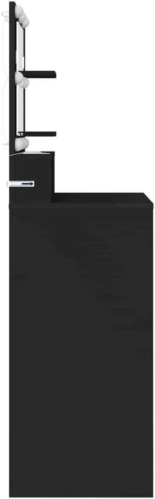 Miegamojo persirengimo stalai Juoda 80 x 39,6 x 135 cm