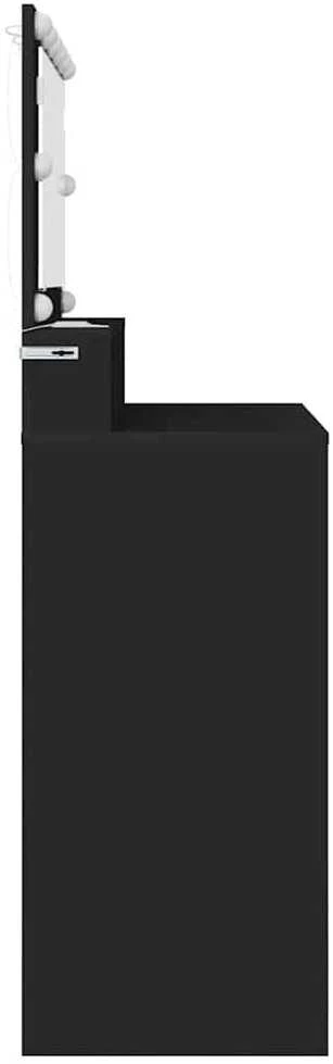 Miegamojo persirengimo stalai Juoda 80 x 39,6 x 135 cm
