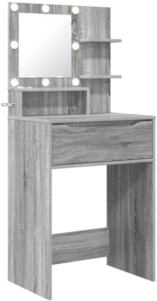 Miegamojo persirengimo stalai Pilkas Sonoma 80 x 39,6 x 135 cm