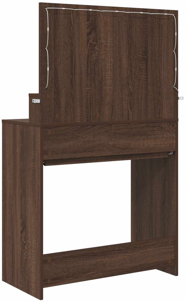 Miegamojo persirengimo stalai Rudas ąžuolas 80 x 39,6 x 135 cm