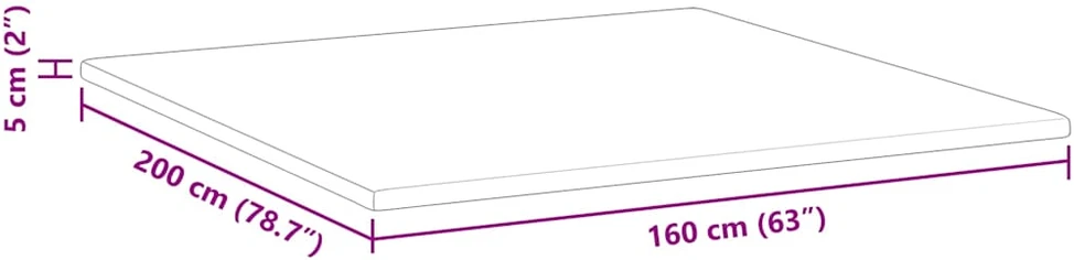 Miegamojo putų čiužinio užvalkalas 160 x 200 cm Thick Minkštas