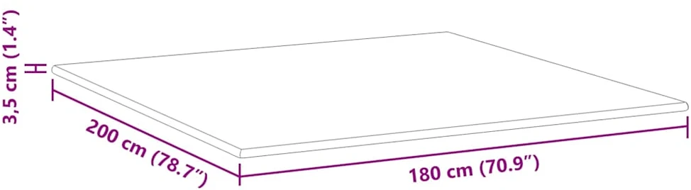 Miegamojo putų čiužinio užvalkalas 180 x 200 cm Thick Minkštas