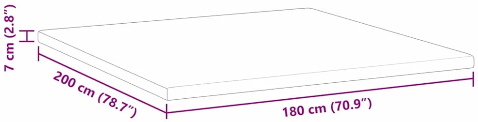 Miegamojo putų čiužinio užvalkalas 180 x 200 cm Thick Minkštas