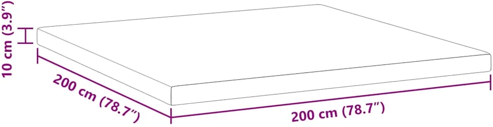 Miegamojo putų čiužinio užvalkalas 200 x 200 cm Thick Minkštas