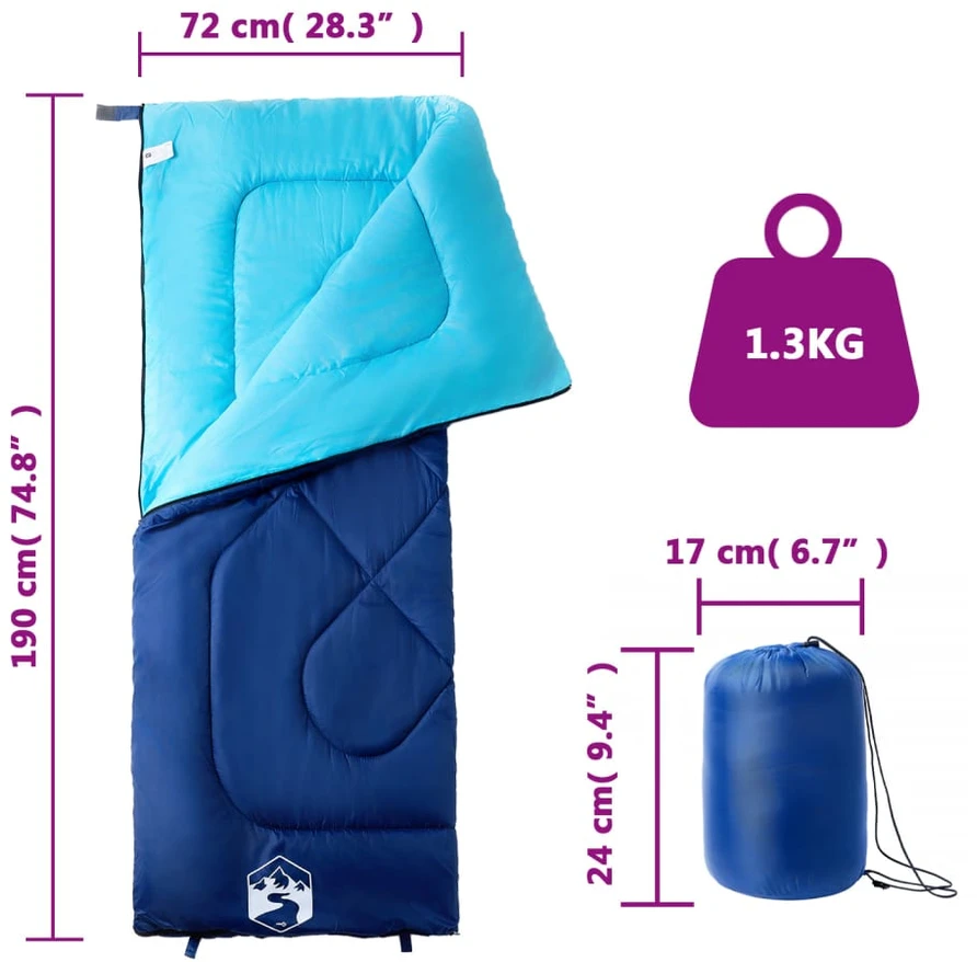 Miegmaišis suaugusiems stovyklavimui, 3 sezonams