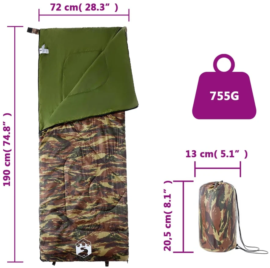 Miegmaišis suaugusiems stovyklavimui, 3 sezonams