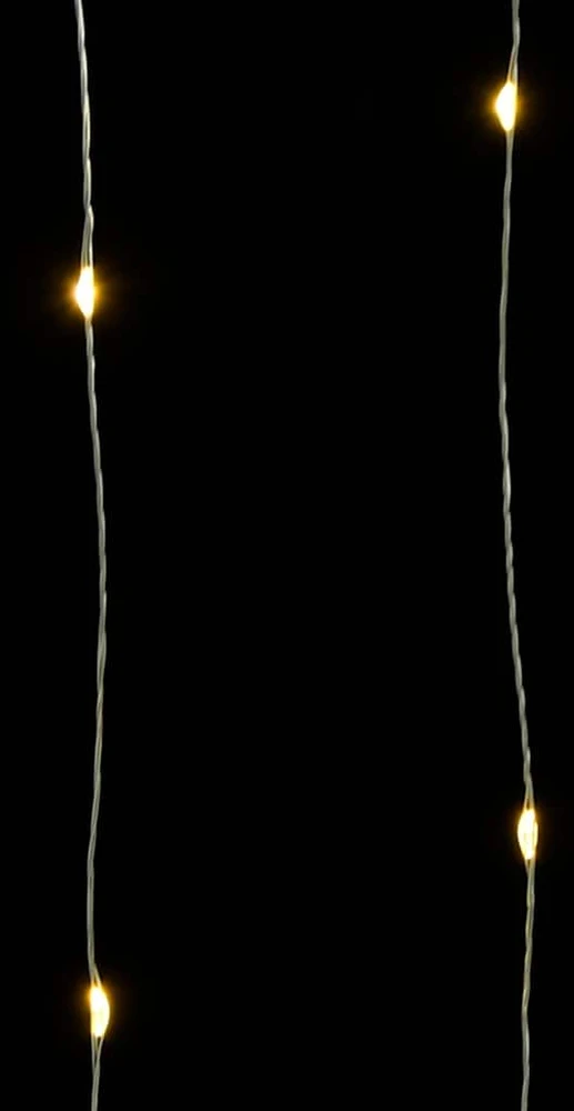Mikro LED girlianda, 40m, 400 šiltų baltų LED, 8 funkcijos