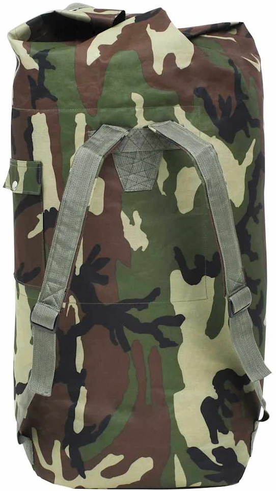 Kelioninis Militaristinio stiliaus daiktų krepšys, 85l, kamufliažinis
