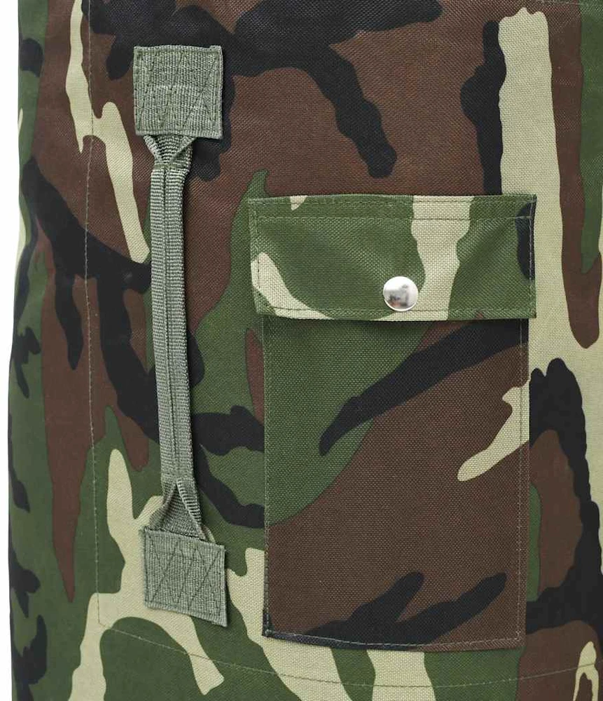Kelioninis Militaristinio stiliaus daiktų krepšys, 85l, kamufliažinis