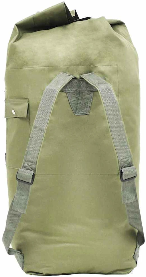 Kelioninis Militaristinio stiliaus daiktų krepšys, 85l, alyv. žal. sp.