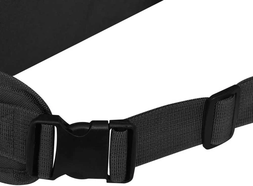 Militaristinio stiliaus kuprinė, 65 l, juoda