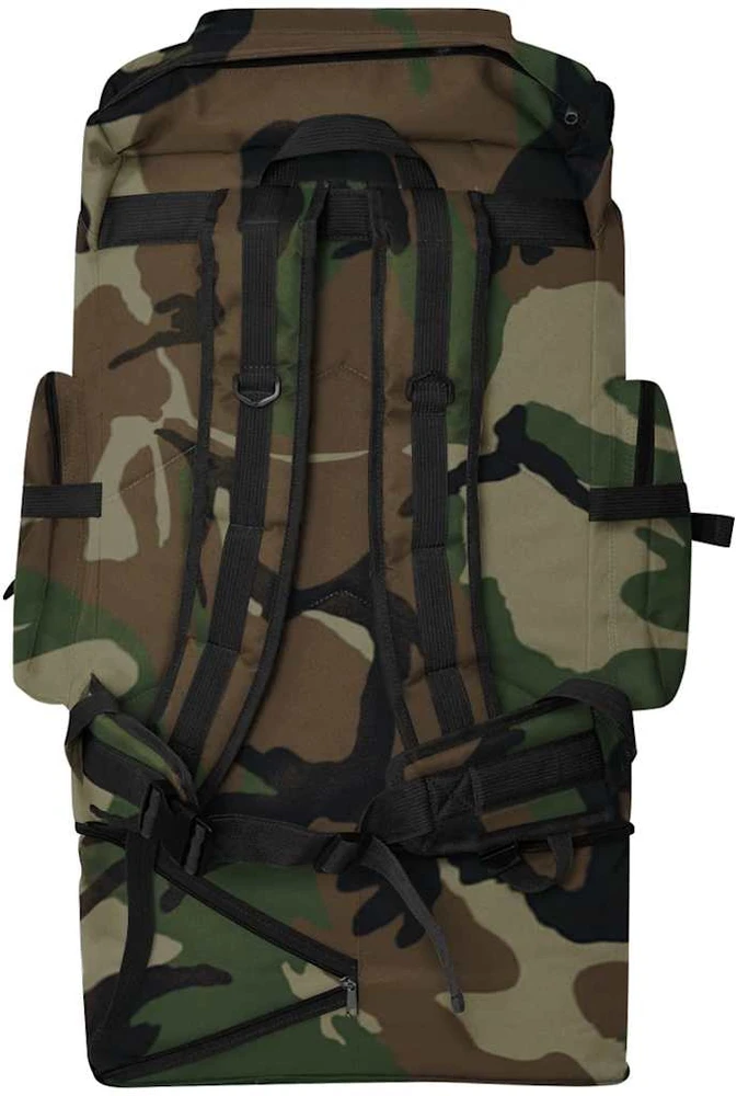 Militaristinio stiliaus kuprinė, kamufliažinė, 100l, XXL