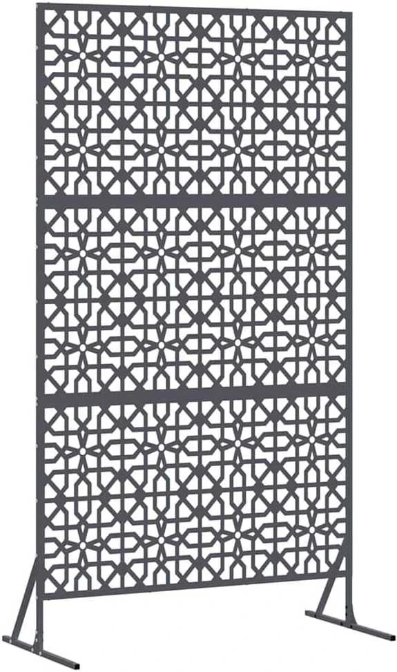 Privatumo žaliuzės 100 x 50 x 180 cm Plienas Antracito