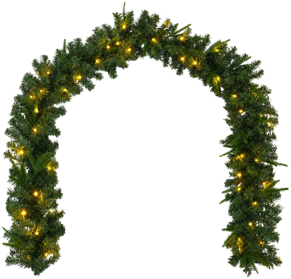 Mini kalėdinių eglučių rinkinys 120 cm 275 LED Šilta balta