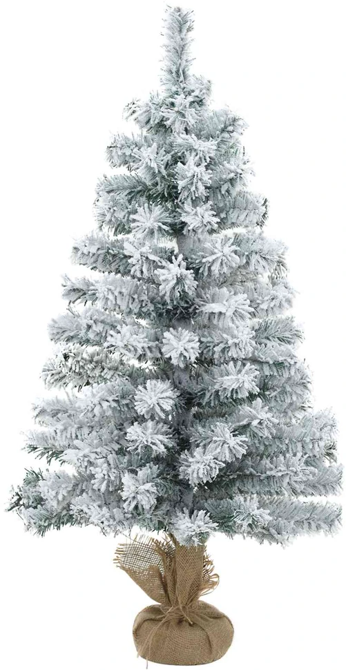 Mini kalėdinių eglučių rinkinys 60 cm PVC Žalia ir balta