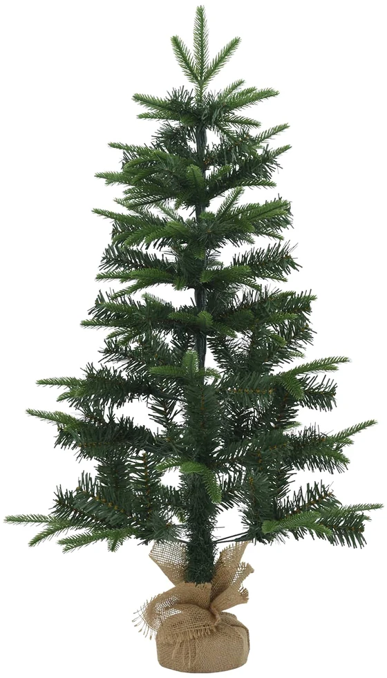 Mini kalėdinių eglučių rinkinys 90 cm PVC ir PE Žalia