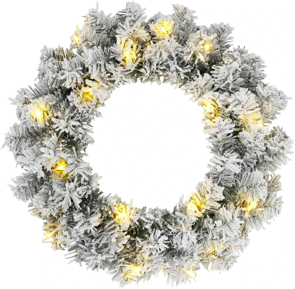 Mini kalėdinių eglučių rinkinys 45 cm 125 LED Šilta balta PVC
