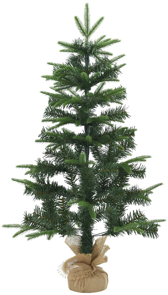 Mini Kalėdų medis 90 cm PVC ir PE Žalia