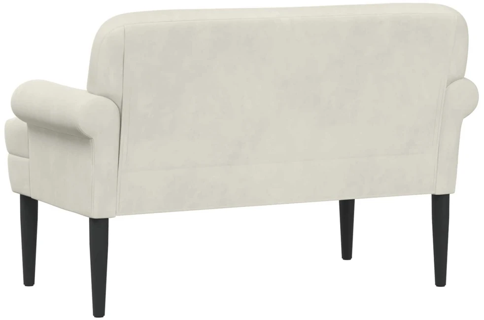 Sofa Minkštas kampas su mygtukų apmušalais Kreminė 120 x 66 x 78 cm