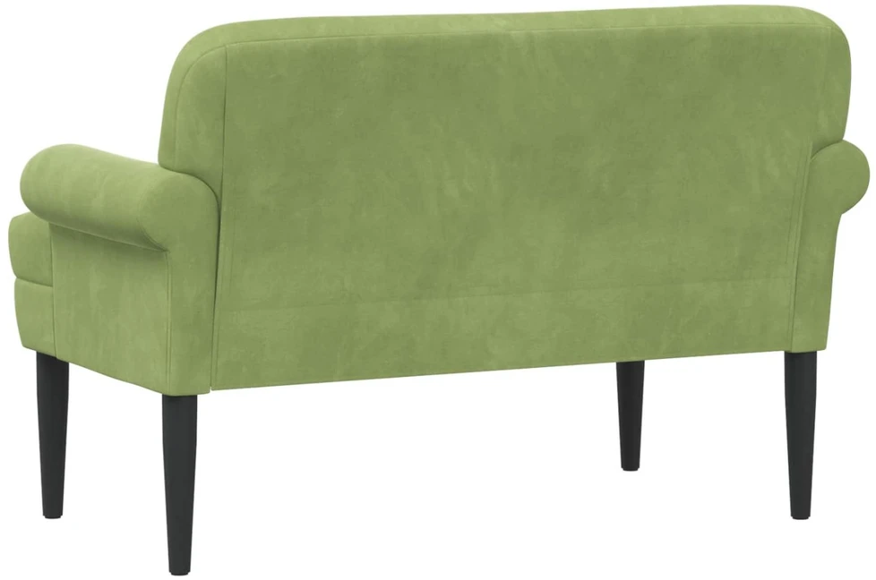 Sofa Minkštas kampas su mygtukų apmušalais Šviesiai žalia Aksomas
